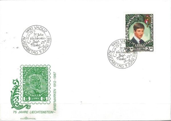 FDC SŁAWNI LUDZIE LIECHTENSTEIN MI.921