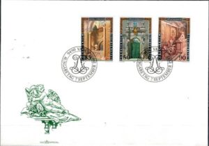 FDC PAŁAC LIECHTENSTEIN MI.925-927