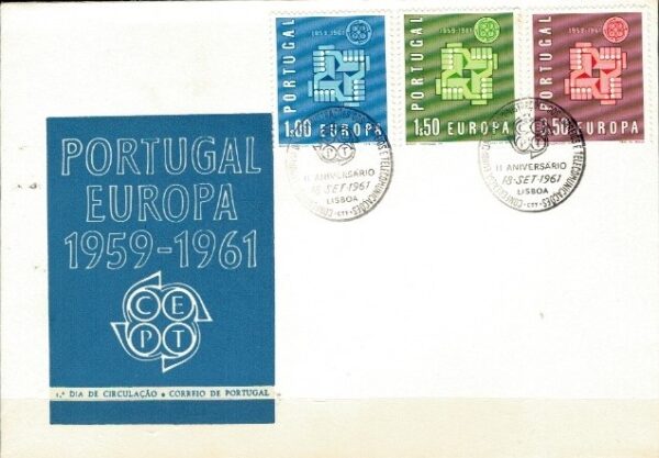 FDC EUROPA CEPT PORTUGALIA MI.907-909 NR1