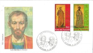 FDC EUROPA WATYKAN MI.1242-1243