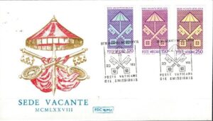 FDC ROCZNICA WATYKAN MI.726-728
