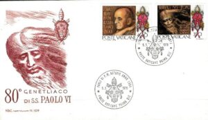 FDC PAPIEŻ PAUL VI WATYKAN MI.718-719