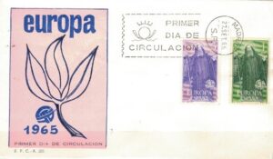 FDC EUROPA CEPT HISZPANIA MI.1565-1566