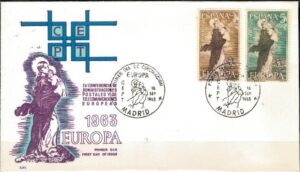 FDC EUROPA CEPT HISZPANIA MI.1411-1412