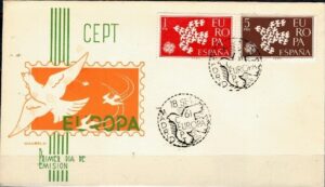 FDC EUROPA CEPT HISZPANIA MI.1266-1267