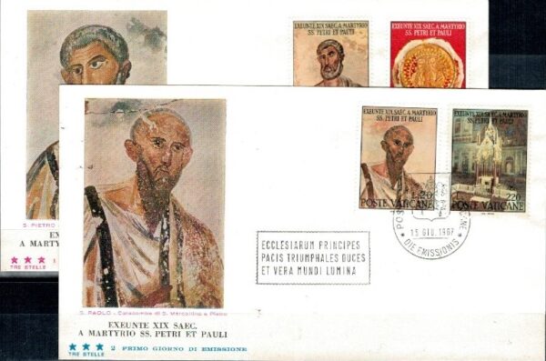 FDC MALARSTWO WATYKAN MI.523-527