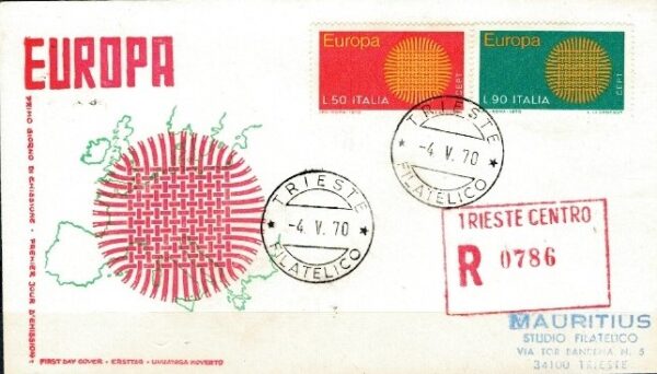 FDC EUROPA WŁOCHY MI.1309-1310