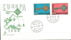 FDC EUROPA CEPT WŁOCHY MI.1272-1273