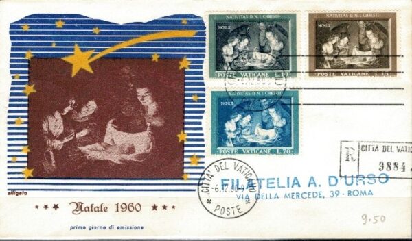 FDC BOŻE NARODZENIE WATYKAN MI.357-358