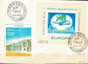 FDC EUROPA RUMUNIA MI.BL.144