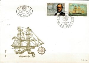 FDC EUROPA CEPT JUGOSŁAWIA MI.1819-1820
