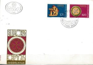 FDC EUROPA CEPT JUGOSŁAWIA MI.1635-1636