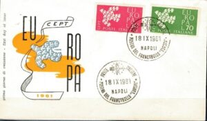 FDC EUROPA CEPT WŁOCHY MI.1113-1114 NR1