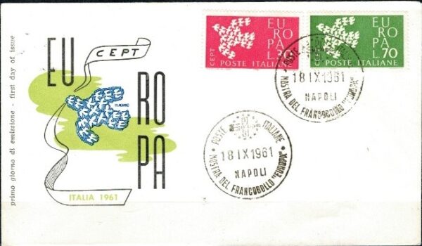 FDC EUROPA CEPT WŁOCHY MI.1113-1114 NR2