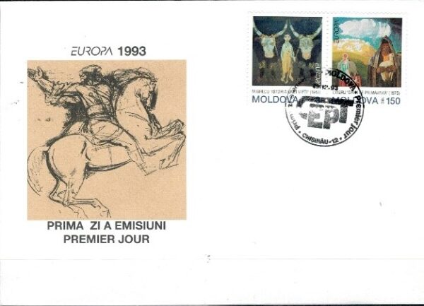 FDC EUROPA MOŁDAWIA MI.94-95