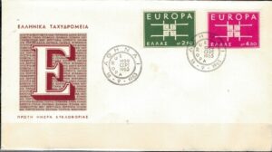 FDC EUROPA CEPT GRECJA MI.821-822
