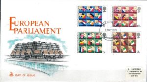 FDC PARLAMENT EUROPEJSKI ANGLIA MI.789-792 NR1