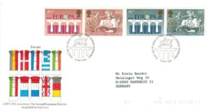 FDC EUROPA CEPT ANGLIA MI.988-991