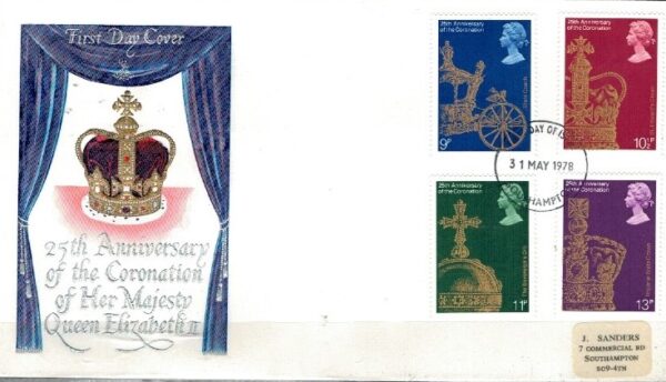 FDC ROCZNICA ANGLIA MI.765-768