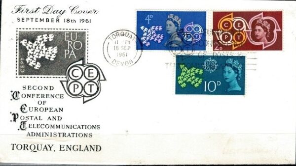 FDC EUROPA CEPT ANGLIA MI.346-348 NR3