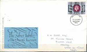 FDC KRÓLOWA ELŻBIETA II ANGLIA MI.740