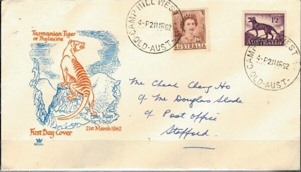 FDC KRÓLOWA ELŻBIETA II AUSTRALIA MI.311/316