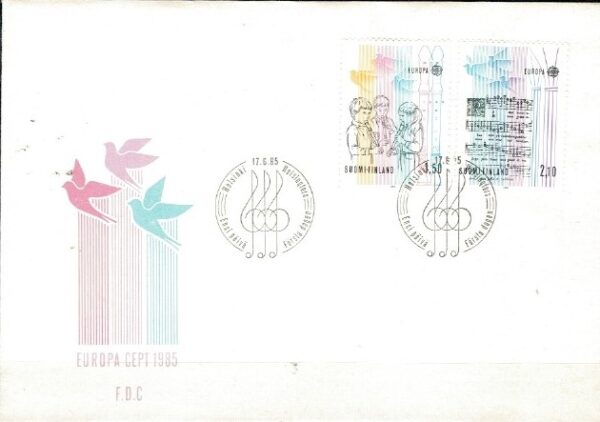 FDC EUROPA CEPT FINLANDIA MI.968-969