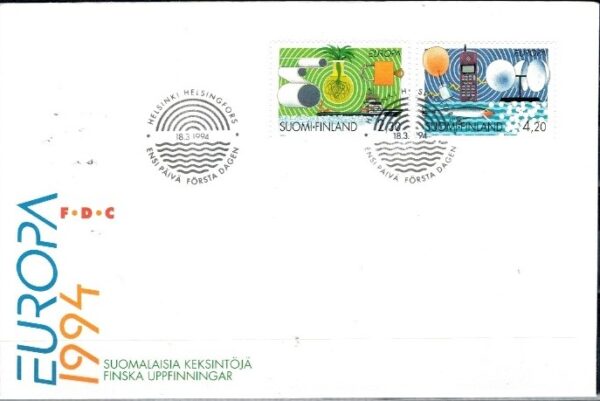 FDC EUROPA FINLANDIA MI.1248-1249