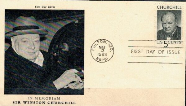 FDC W.CHURCHILL USA MI.880