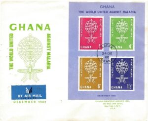FDC WALKA Z MALARIĄ GHANA MI.BL.7