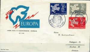 FDC EUROPA CEPT TURCJA MI.1820-1822