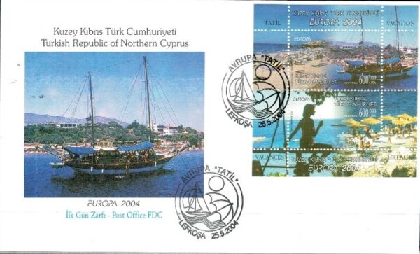 FDC EUROPA CYPR TURECKI MI.BL.22A