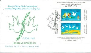 FDC EUROPA CYPR TURECKI MI.BL.14