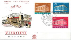 FDC EUROPA CEPT MONAKO MI.929-931