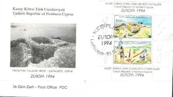 FDC EUROPA CYPR TURECKI MI.BL.13