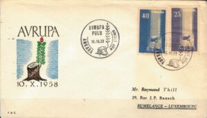 FDC EUROPA CEPT TURCJA MI.1010-1011