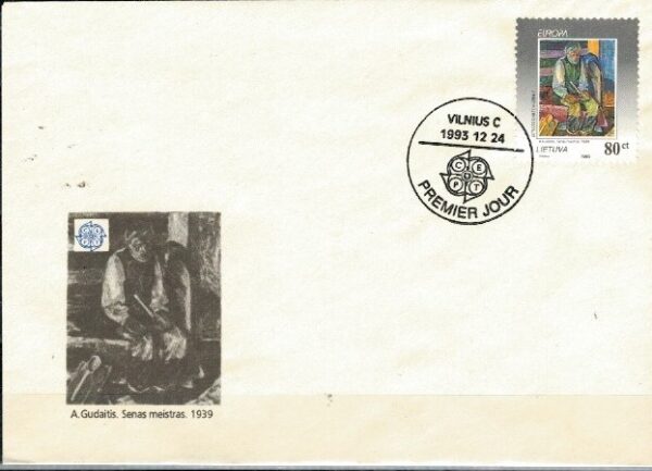 FDC EUROPA LITWA MI.544