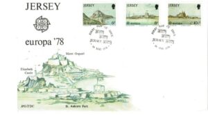 FDC EUROPA CEPT JERSEY MI.177-179