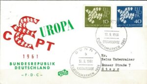 FDC EUROPA CEPT RFN MI.367-368