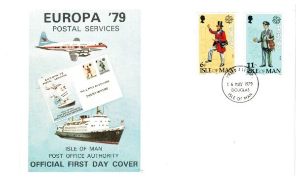 FDC EUROPA CEPT WYSPA MAN MI.142-143