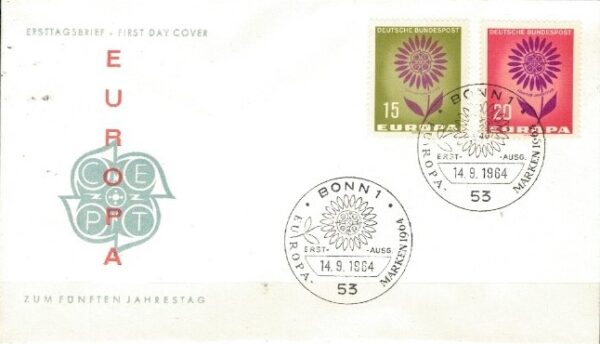 FDC EUROPA CEPT RFN MI.445-446