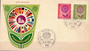 FDC EUROPA CEPT RFN MI.445-446 NR1
