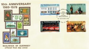 FDC ROCZNICE GUERNSEY MI.195-198