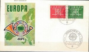 FDC EUROPA CEPT RFN MI.406-407 NR2