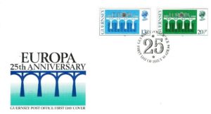 FDC EUROPA CEPT GUERNSEY MI.286-287