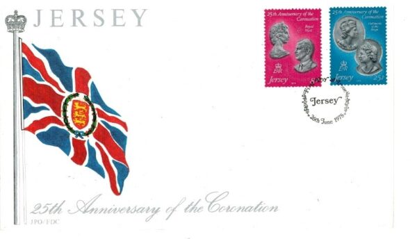 FDC ROCZNICA JERSEY MI.185-186