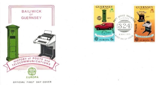 FDC EUROPA CEPT GUERNSEY MI.189-190
