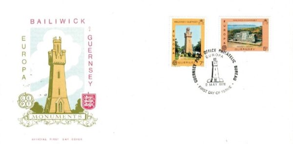 FDC EUROPA CEPT GUERNSEY MI.161-162