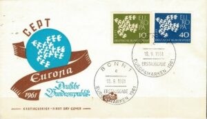 FDC FDC EUROPA CEPT RFN MI.367-368 NR2
