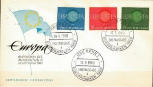 FDC EUROPA CEPT RFN MI.337-339
